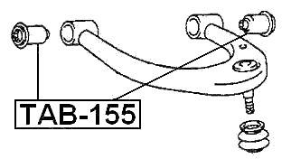 TAB-155 - BUSHING, FRONT UPPER CONTROL ARM