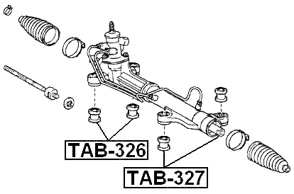 TAB-326 - STEERING RACK BUSHING