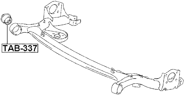 TAB-337 - REAR CROSSMEMBER BUSHING