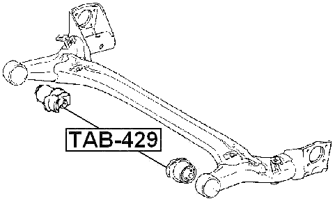 TAB-429 - REAR CROSSMEMBER BUSHING
