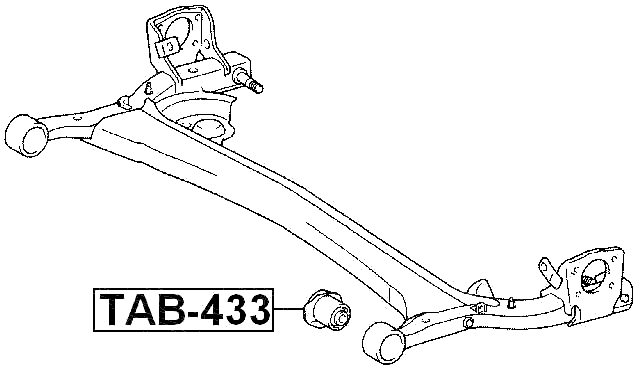 TAB-433 - REAR CROSSMEMBER BUSHING