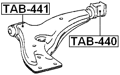 TAB-441 - FRONT BUSHING, FRONT CONTROL ARM