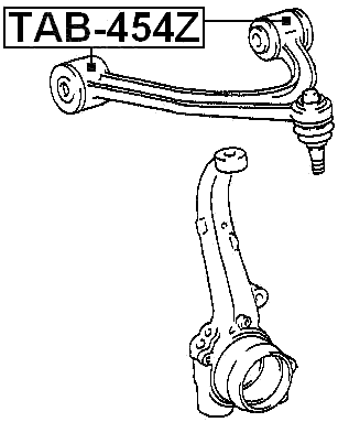 TAB-454Z - BUSHING, FRONT UPPER CONTROL ARM