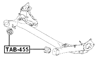 TAB-455 - REAR CROSSMEMBER BUSHING