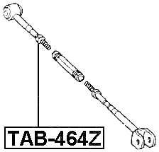 TAB-464Z - BUSHING, REAR LEFT TRANSVERSE ROD