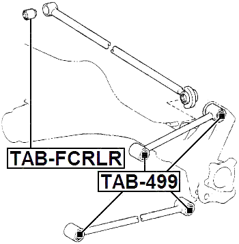 TAB-499 - REAR ROD BUSHING