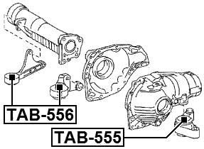 TAB-556 - DIFFERENTIAL MOUNT BUSHING