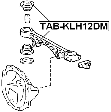 TAB-KLH12DM - REAR DIFFERENTIAL MOUNT