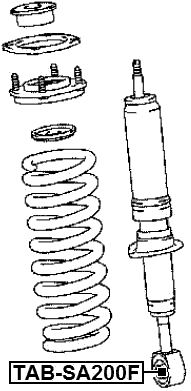 TAB-SA200F - FRONT SHOCK ABSORBER BUSHING