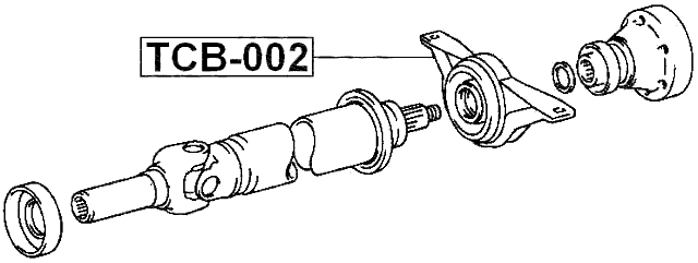 TCB-002 - DRIVE SHAFT BEARING