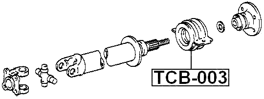 TCB-003 - DRIVE SHAFT BEARING