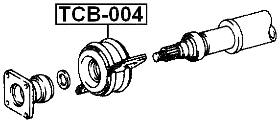 TCB-004 - DRIVE SHAFT BEARING