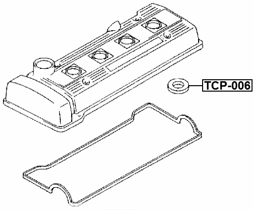 TCP-006 - SEAL RING, SPARK PLUG TUBE