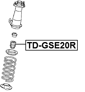 TD-GSE20R - REAR SHOCK ABSORBER JOUNCE BUMPER