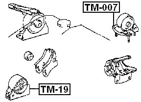 TM-007 - REAR ENGINE MOUNT