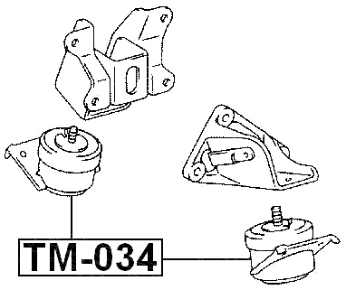 TM-034 - FRONT ENGINE MOUNT (HYDRO)
