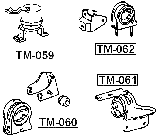 TM-062 - REAR ENGINE MOUNT