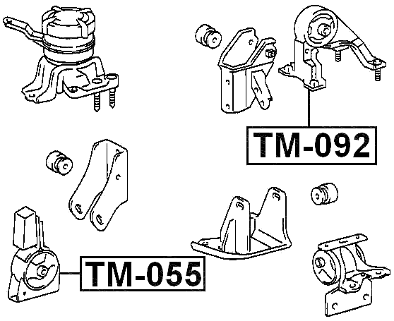 TM-092 - REAR ENGINE MOUNT