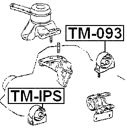 TM-093 - REAR ENGINE MOUNT