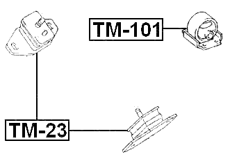 TM-101 - REAR ENGINE MOUNT