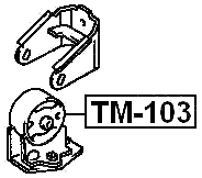 TM-103 - FRONT ENGINE MOUNT 4AFE/5EFE/7AFE