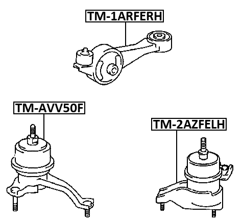 TM-1ARFERH - RIGHT ENGINE MOUNT