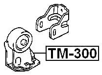 TM-300 - FRONT ENGINE MOUNT