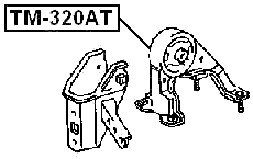 TM-320AT - REAR ENGINE MOUNT AT