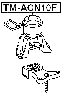 TM-ACN10F - RIGHT ENGINE MOUNT (HYDRO) 1AZFSE