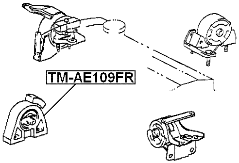 TM-AE109FR - FRONT ENGINE MOUNT