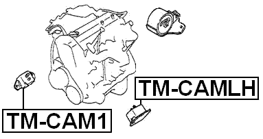 TM-CAMLH - LEFT ENGINE MOUNT