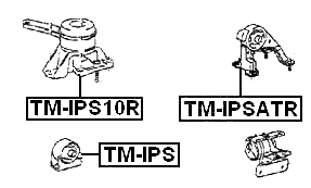 TM-IPSATR - REAR ENGINE MOUNT 3SFE/1AZFSE AT