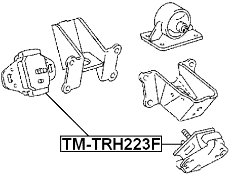 TM-TRH223F - FRONT ENGINE MOUNT