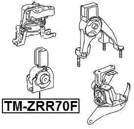 TM-ZRR70F - FRONT ENGINE MOUNT