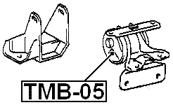 TMB-05 - LEFT ENGINE MOUNT BUSHING