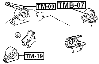 TMB-07 - REAR ENGINE MOUNT BUSHING