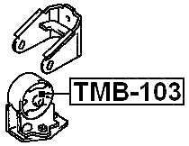 TMB-103 - FRONT ENGINE MOUNT BUSHING