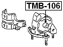 TMB-106 - REAR ENGINE MOUNT BUSHING