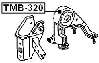 TMB-320 - REAR ENGINE MOUNT BUSHING