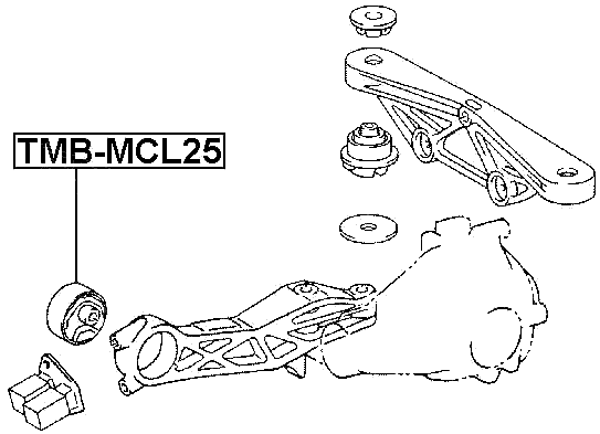 TMB-MCL25 - DIFFERENTIAL MOUNT BUSHING