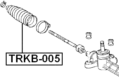 TRKB-005 - STEERING GEAR BOOT