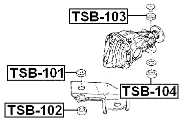 TSB-104 - DIFFERENTIAL BUSHING