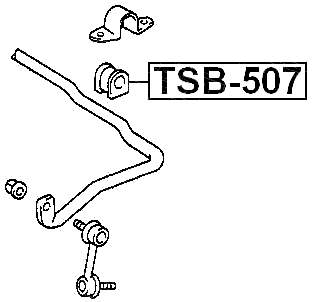 TSB-507 - FRONT STABILIZER BAR BUSH D24