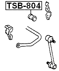 TSB-804 - REAR STABILIZER BAR BUSH D14