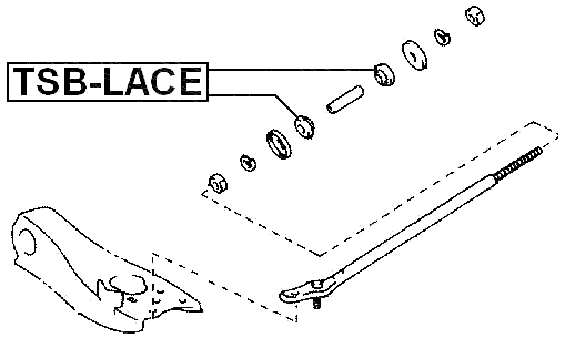 TSB-LACE - FRONT STRUT ROD CUSHION