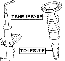 TSHB-IPS20F - FRONT SHOCK ABSORBER BOOT