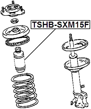 TSHB-SXM15F - FRONT SHOCK ABSORBER BOOT