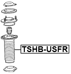 TSHB-USFR - REAR SHOCK ABSORBER BOOT