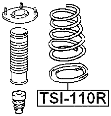 TSI-110R - REAR SPRING LOWER SEAT