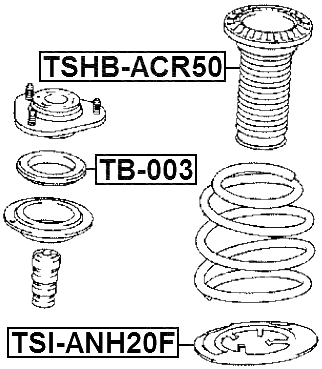 TSI-ANH20F - SPRING LOWER SEAT